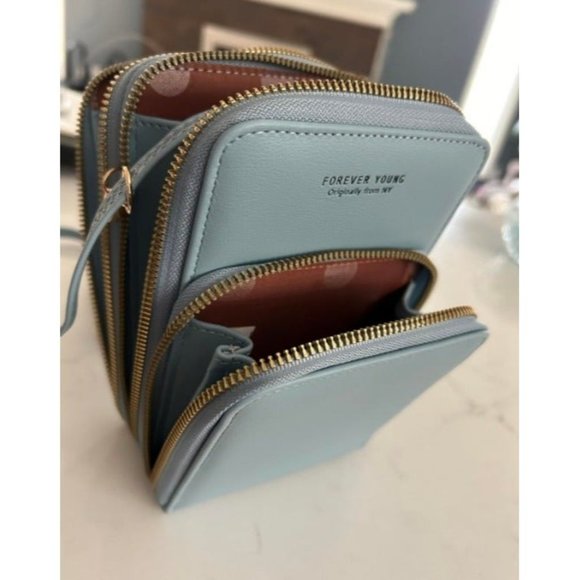 Small Crossbody Cell Phone Bag for Women, Mini Over Shoulder Handbag - Picture 3 of 3